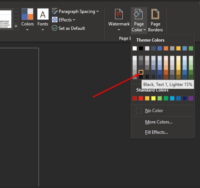 Change Word Color Theme Grossmodels